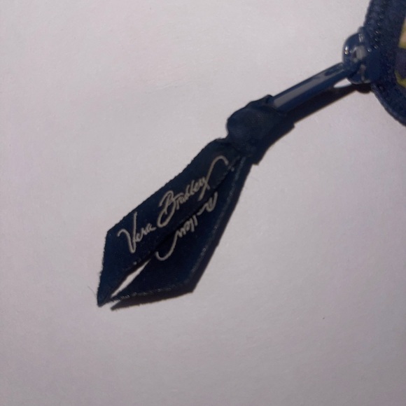 Vera Bradley Wristlet Wallet green, white & blue floral - Picture 8 of 11